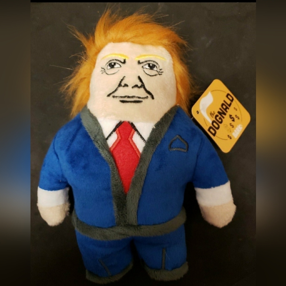 Donald Trump Dog Toy NWT